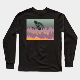 godzilla Long Sleeve T-Shirt